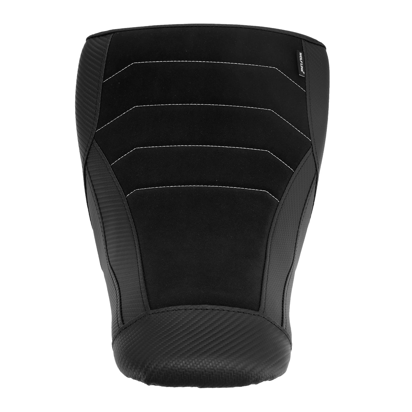 Cuscino Raider inferiore per sedile anteriore conducente Suzuki V-Strom DL1050 2023-2025, rosso e giallo