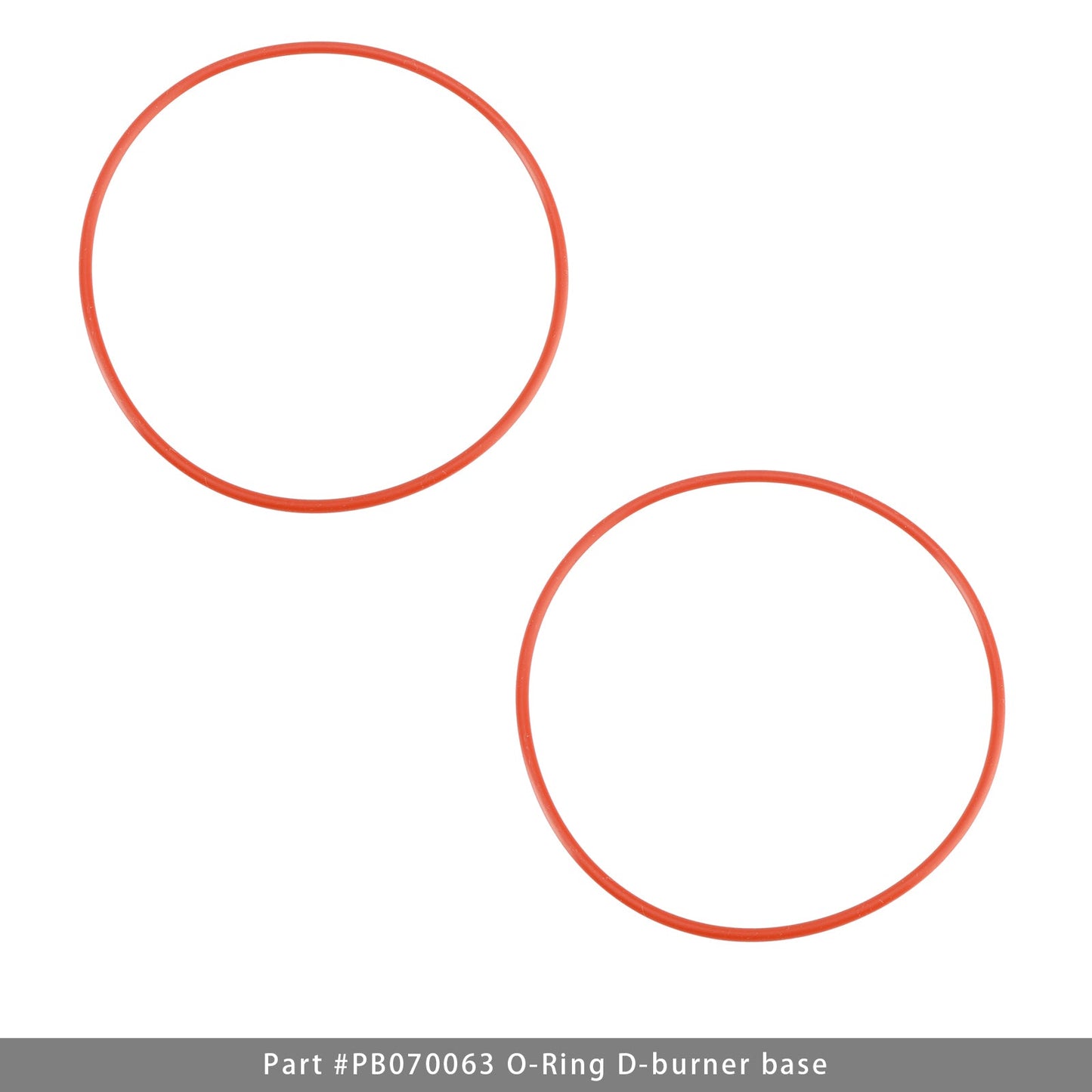 PB070063 O-Ring D-Base bruciatore per base bruciatore (D) 2 pezzi