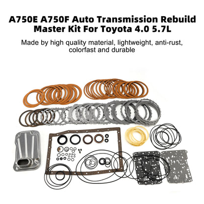 Kit di revisione principale per trasmissione automatica TOYOTA 4-RUNNER 4.0L 4.7L 2003-2008 A750E A750F