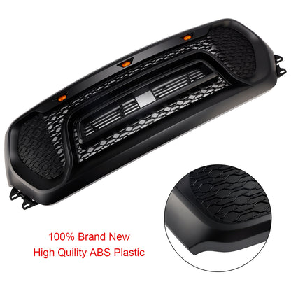 Griglia superiore del cofano a nido d'ape nera per Dodge Ram 1500 2019-2024