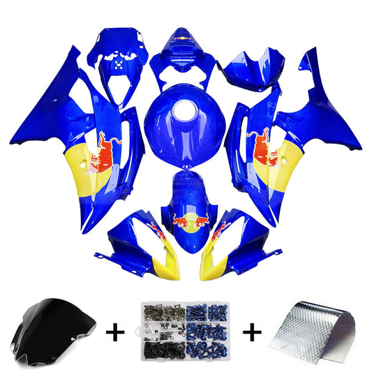 Kit carenatura iniezione plastica ABS per Yamaha YZFR6 YZF-R6 2008-2016