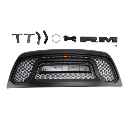 Dodge Ram 2500/3500 Laramie Limited 2010-2018 con griglia paraurti anteriore con luci a LED
