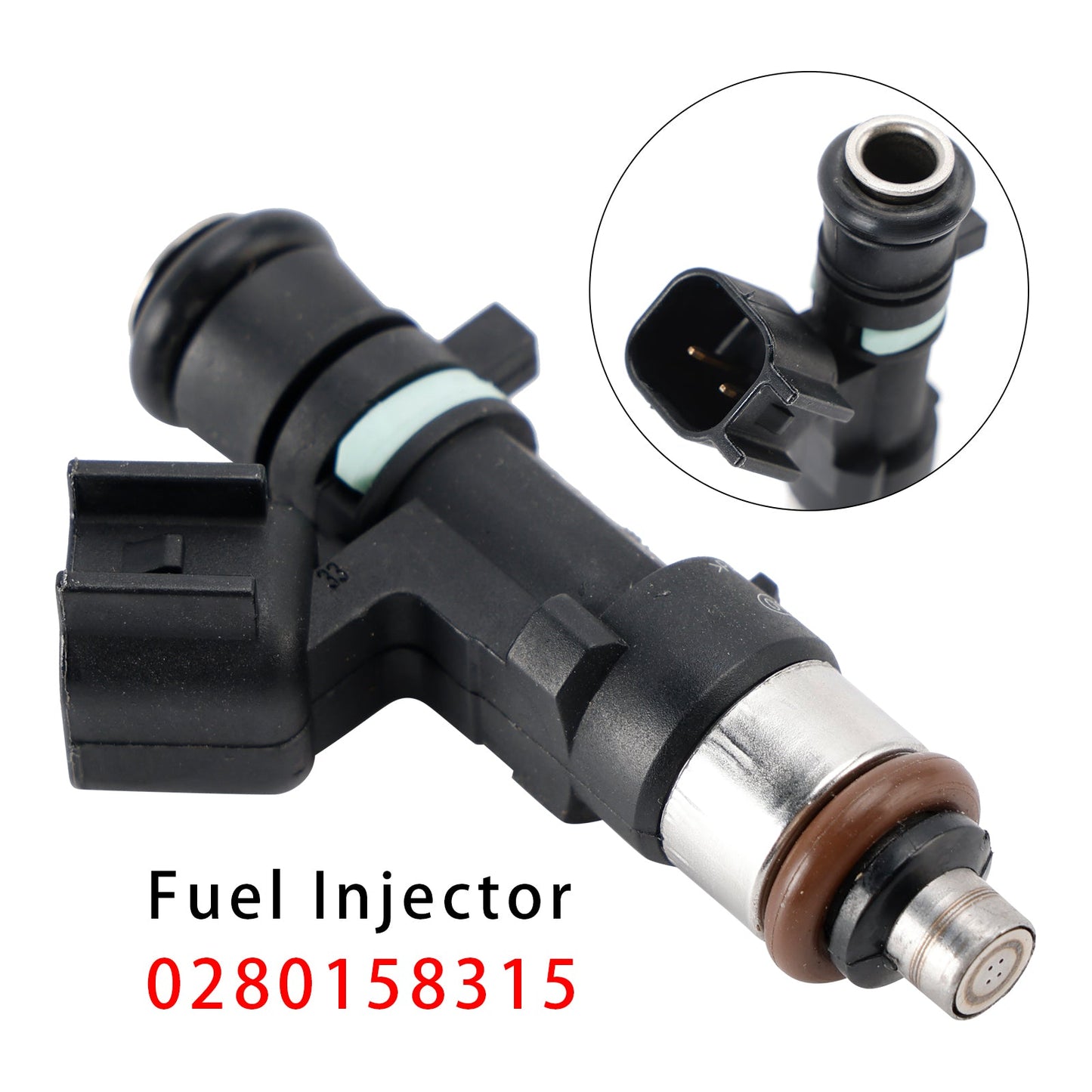 1 pz iniettore carburante per Volvo C30 S60 V50 V60 XC60 L5 2.5L 05-16 0280158315