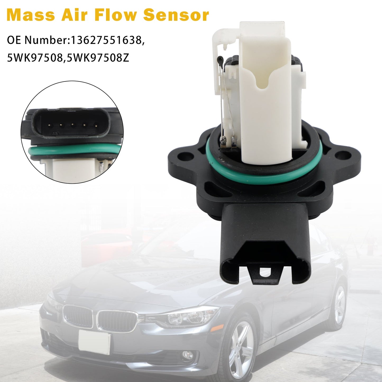 Sensore di flusso d'aria di massa 13627551638 per BMW 128i 323i 328i 328xi 528i 528xi X3 X5