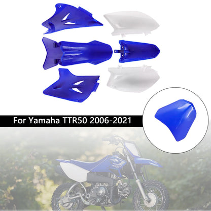 Kit plastiche per carrozzeria Yamaha TTR50 2006-2021, carenatura parafango anteriore e posteriore
