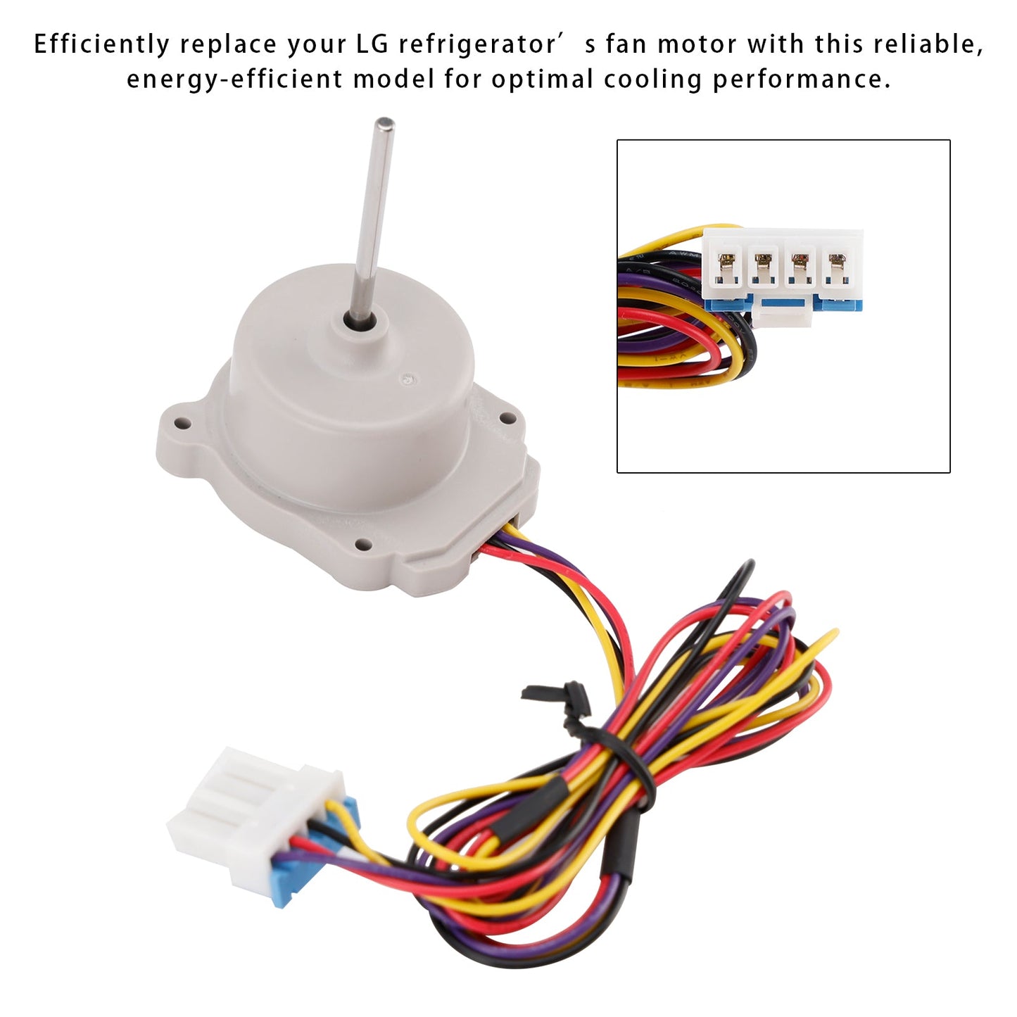 Per motore ventola frigorifero ad alte prestazioni LG EAU65058318 Parti 12V 1A