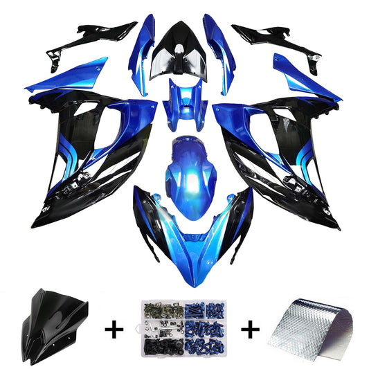 Kit carenatura iniezione in plastica ABS adatto per Kawasaki ER-6F Ninja650R 2017-2019