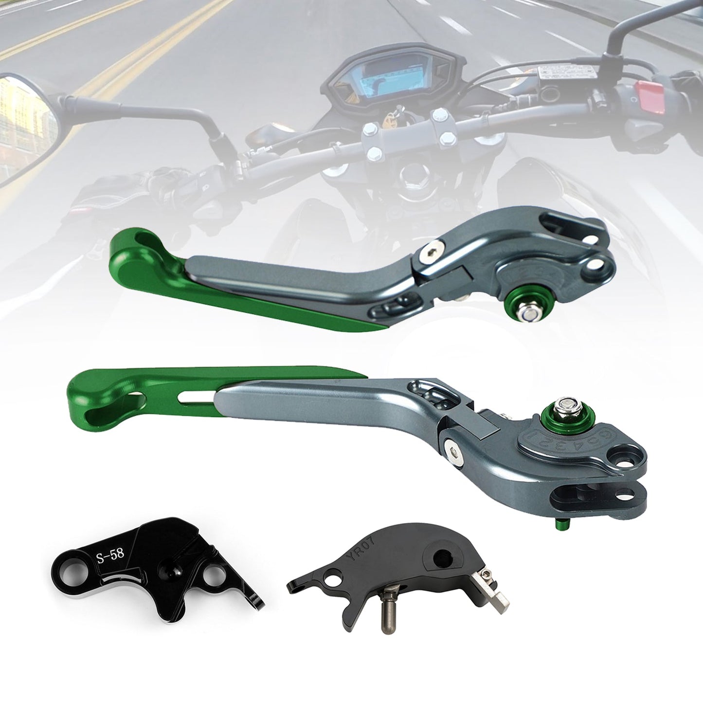Leva freno frizione regolabile YAMAHA YZF R7 MT-10/SP FZ-10/SP 2022-2023