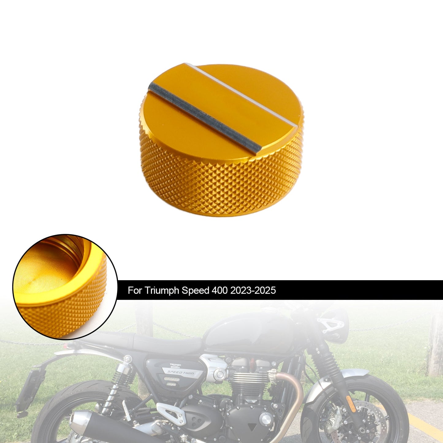 Coperchio del radiatore Triumph Speed 400 2023-2025, tappo del liquido di raffreddamento