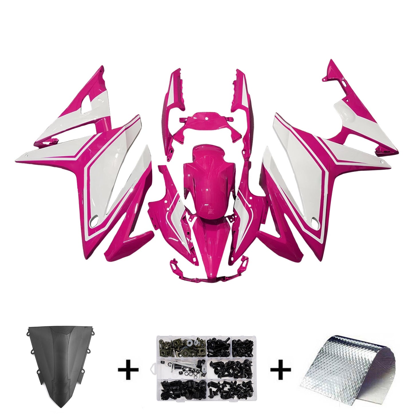 Kit carenatura iniezione plastica ABS per Honda CBR500R 2016-2018