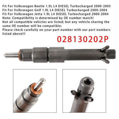 1 pz iniettore carburante per Volkswagen Golf Jetta Beetle 1.9L Diesel 028130202P