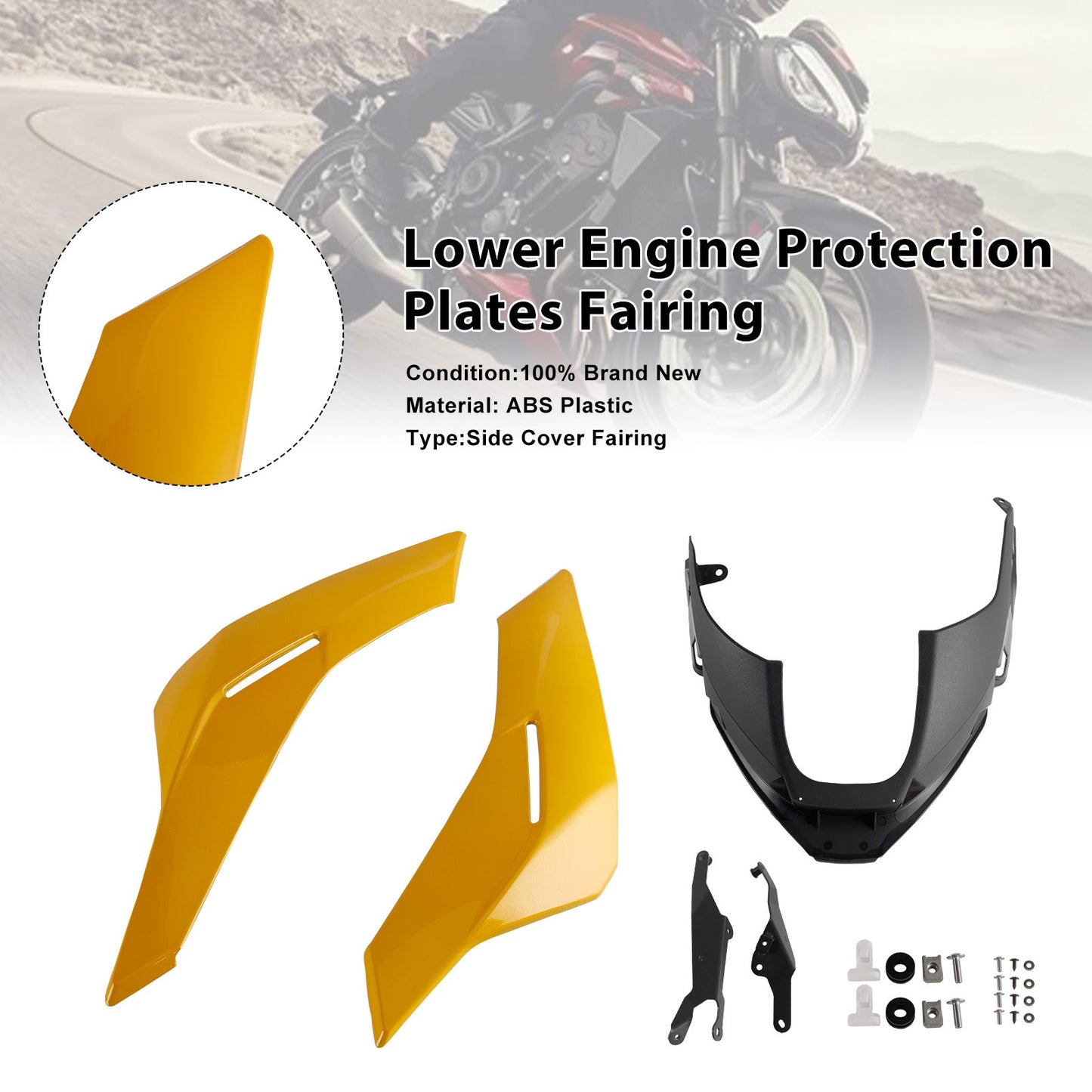 Pannelli inferiori del motore Street Triple 765 R/RS 2023-2025, carenatura protettiva