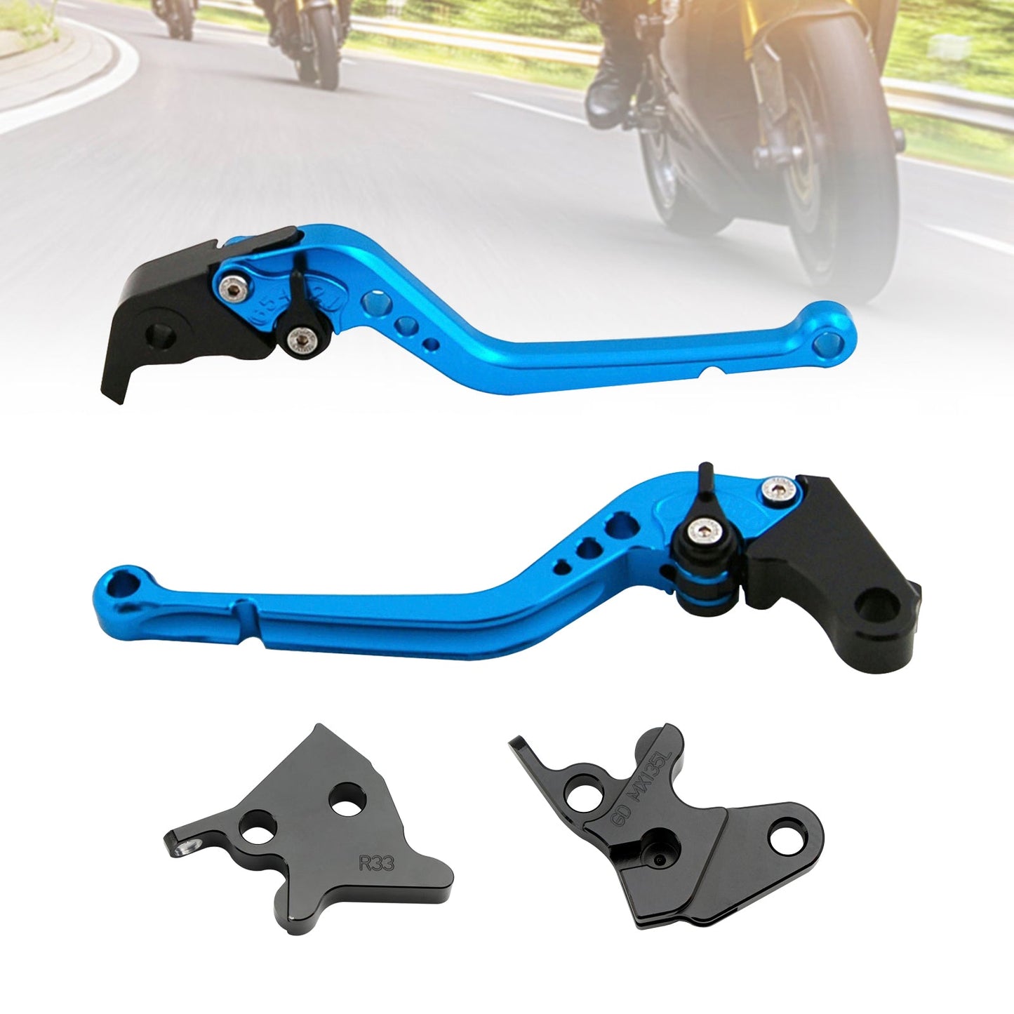 Leva frizione freno lunga YAMAHA YBR125 2005-2014