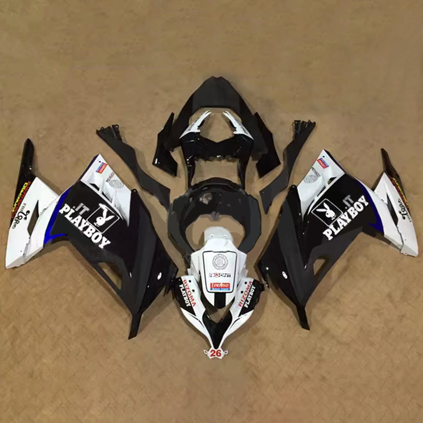 Kit carenatura iniezione in plastica ABS adatto per Kawasaki EX300 Ninja300 2013-2024