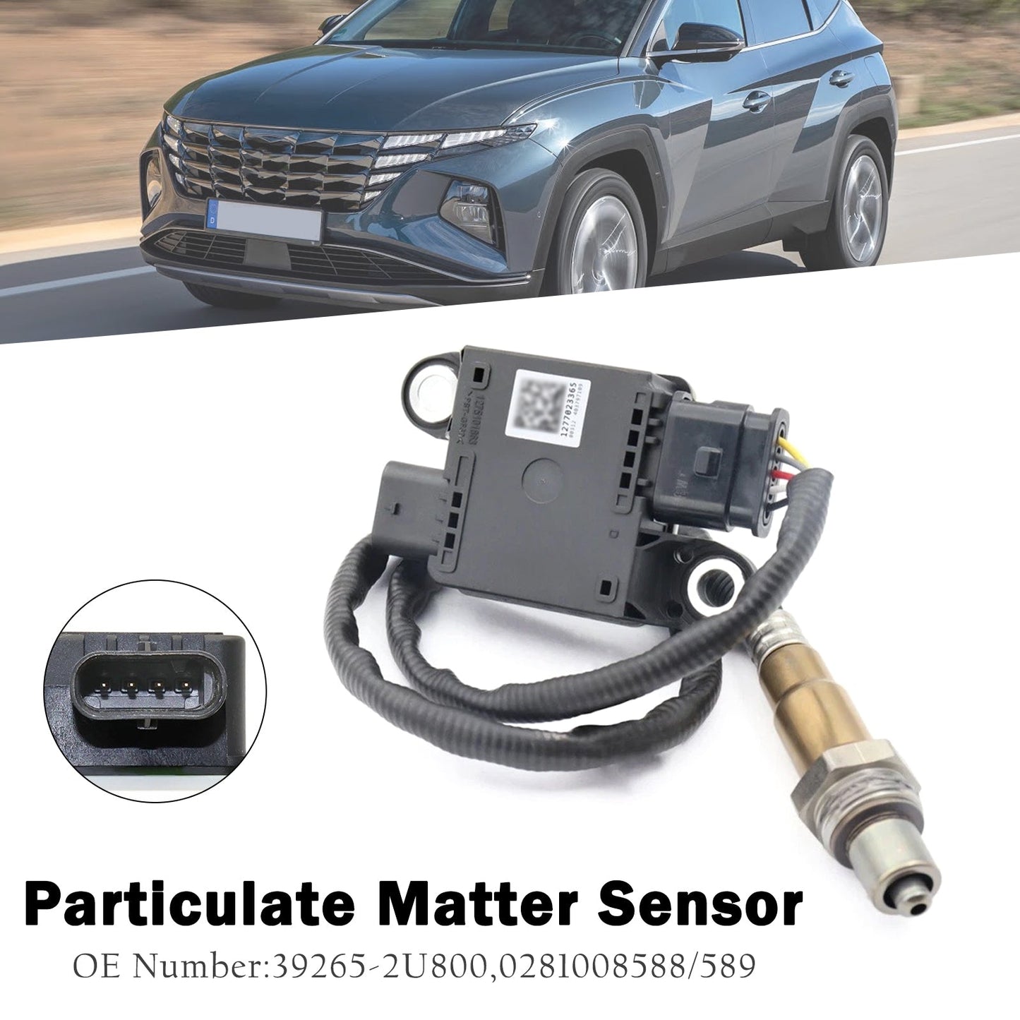 Sensore di particolato per Hyundai Tucson 1.6 CRDi 2021-2024, codice 39265-2U800
