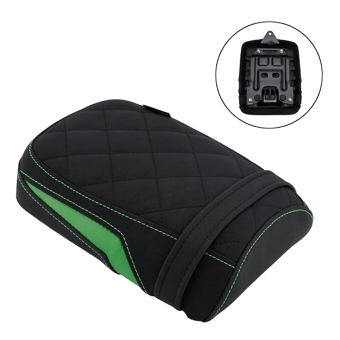 Cuscino passeggero posteriore Kawasaki Eliminator 500 2024-2025 in poliuretano piatto nero