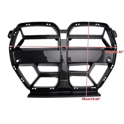 Griglia paraurti anteriore stile CSL per BMW M3 G80 M4 G82 2021-2026, nero lucido