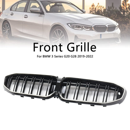 Griglia a doppio rene nera BMW Serie 3 G20 2019-2022 51138072085