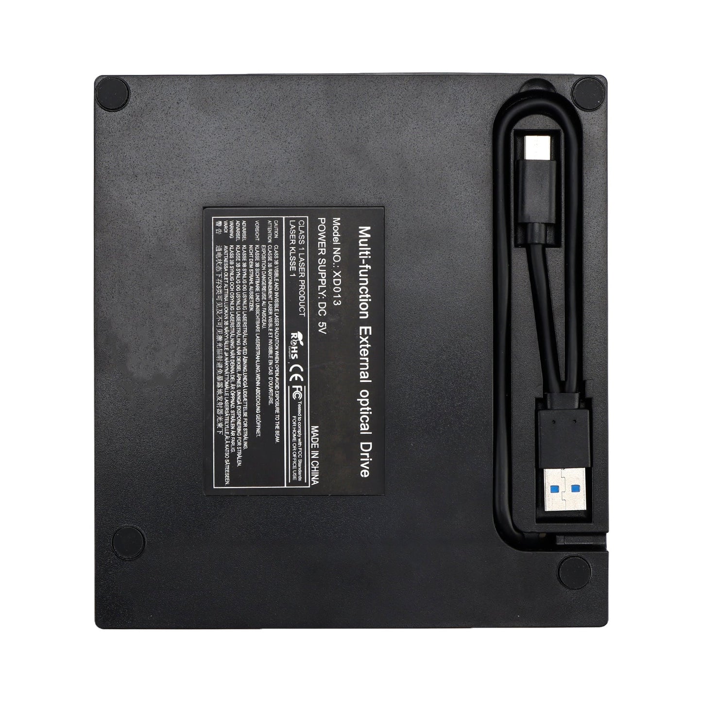 Masterizzatore BD 7 in 1 esterno USB 3.0, lettore DVD, CD, registratore 3D, lettore di film.