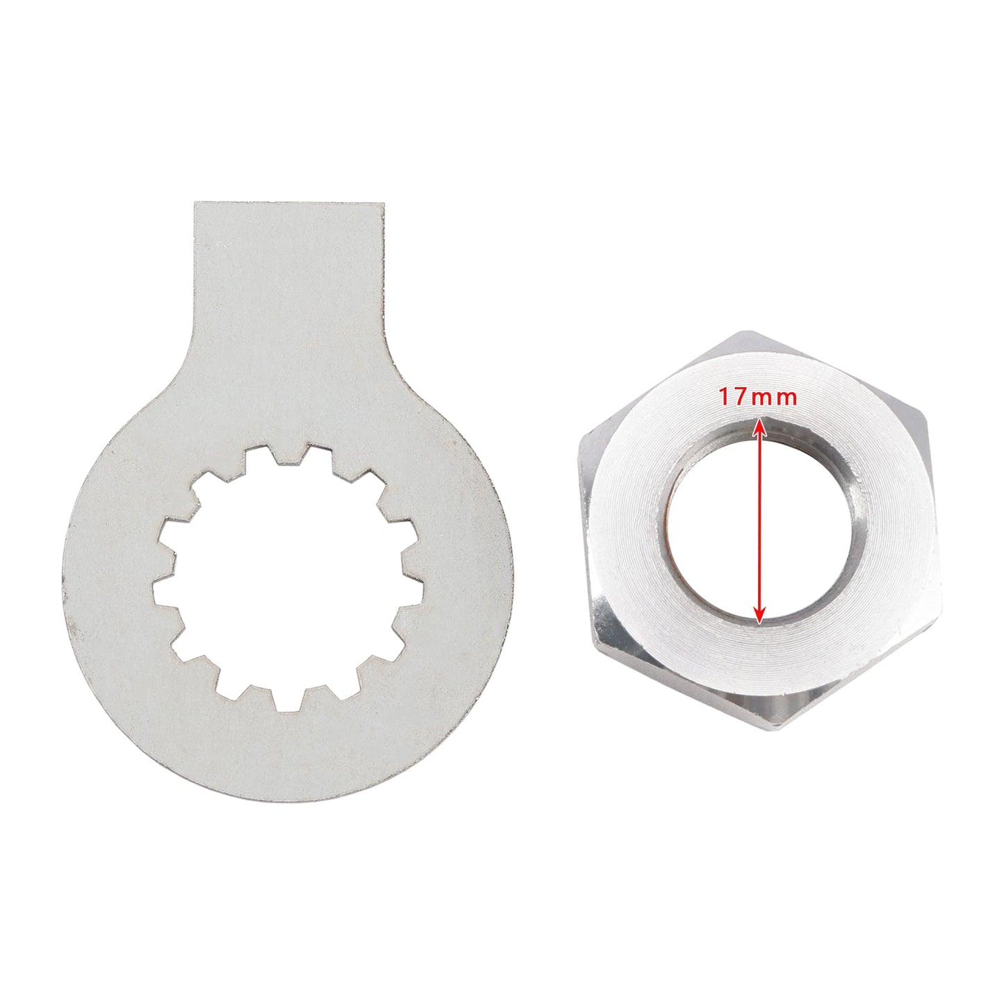 Kit linguetta rondella di bloccaggio dado pignone anteriore per YAMAHA R6 YZF 600 1000 TDM 850
