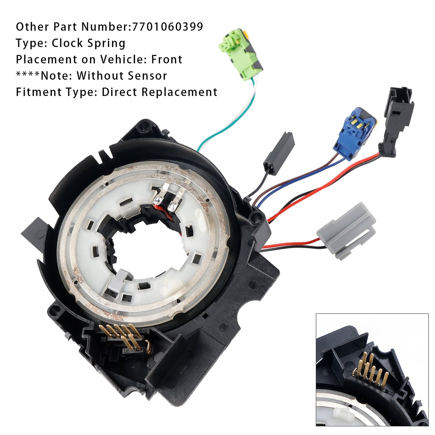 Molla dell'orologio della molla per Renault Scenic II Grand Scenic II 2003-2009 7701060399