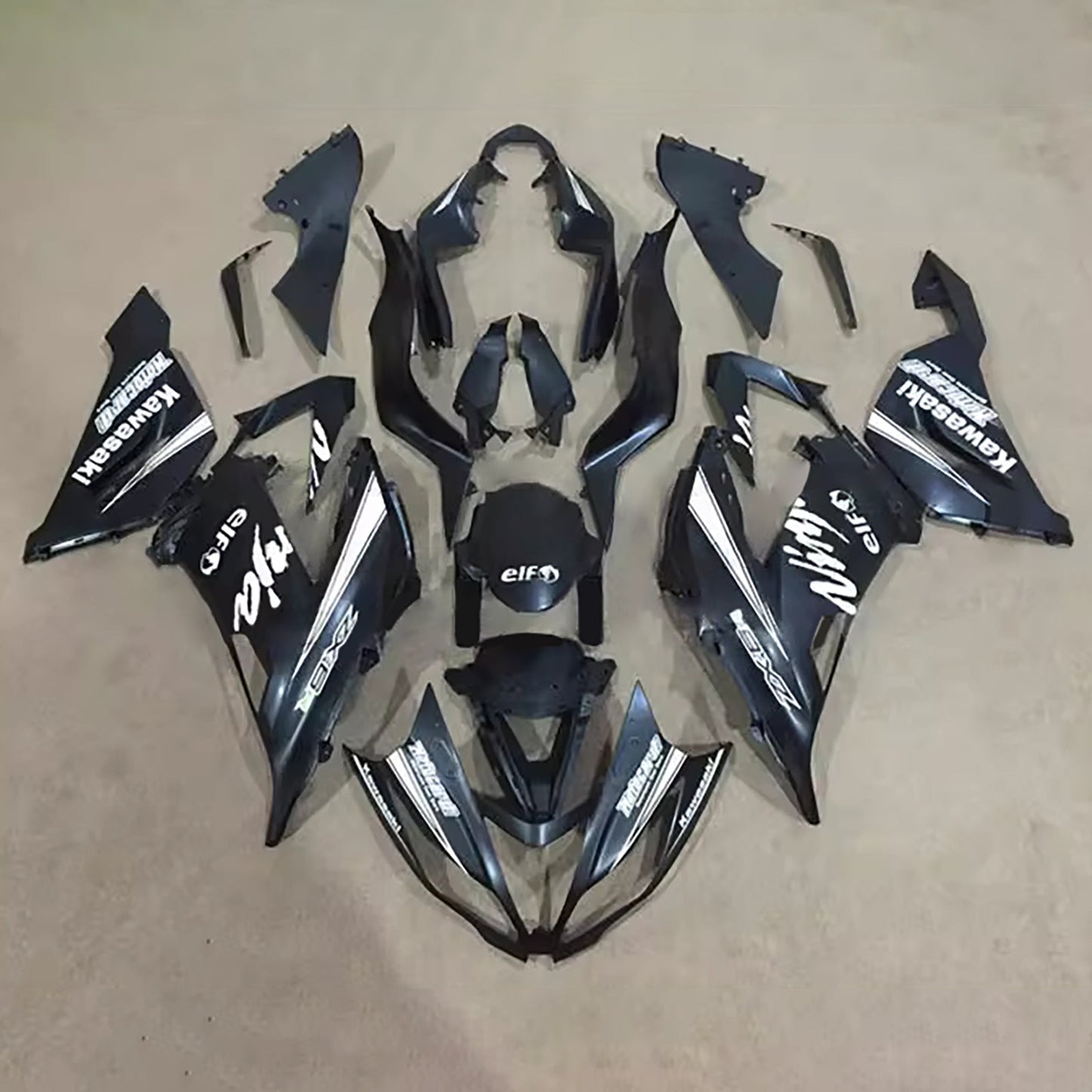 Kit carenatura iniezione in plastica ABS adatto per Kawasaki ZX6R 636 2013-2018