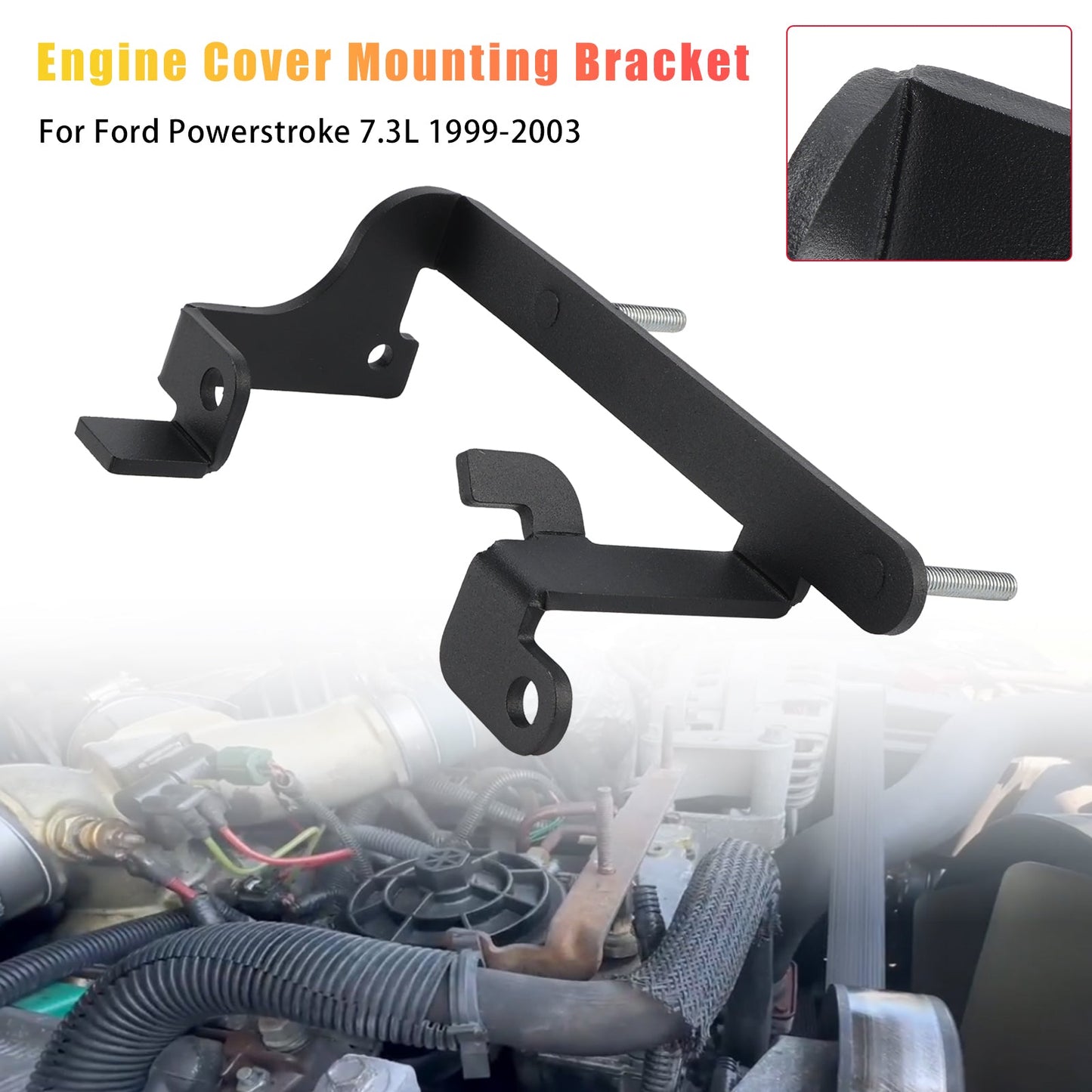 Staffa di montaggio del coperchio del motore YC3Z-6A955-AA per Ford Powerstroke 7.3L 1999-2003