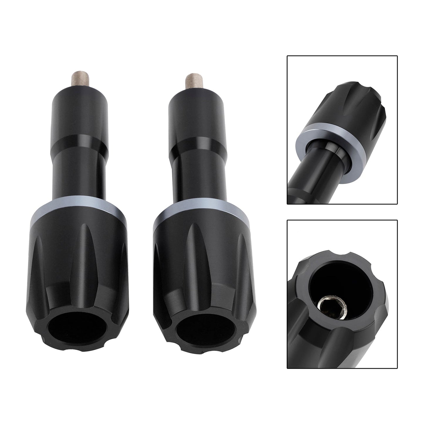 Protezione Slider Antiurto per Telaio in Alluminio Yamaha Yzf-R7 2021-2023, Blu e Nero