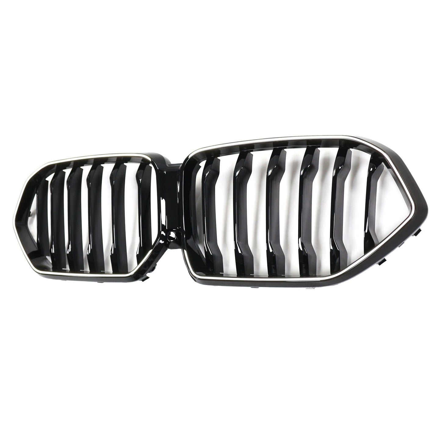 Griglia paraurti anteriore nera BMW X6 G06 M50i 2020-2022 con foro per telecamera