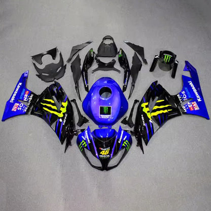 Kit carenatura iniezione in plastica ABS adatto per Kawasaki ZX6R 636 2009-2012