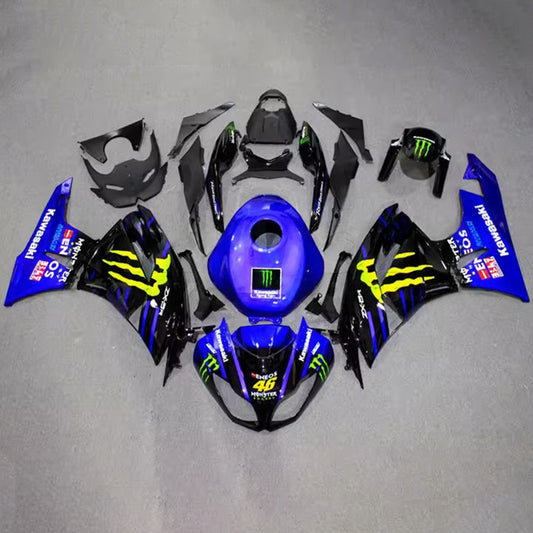 Kit carenatura iniezione in plastica ABS adatto per Kawasaki ZX6R 636 2009-2012