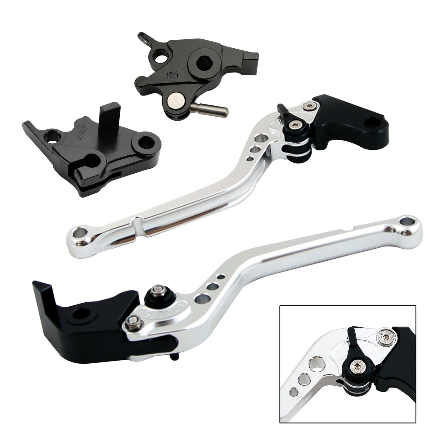 Leva frizione freno lunga adatta per CFMOTO 400NK 650NK 650MT 650GT 2020-21