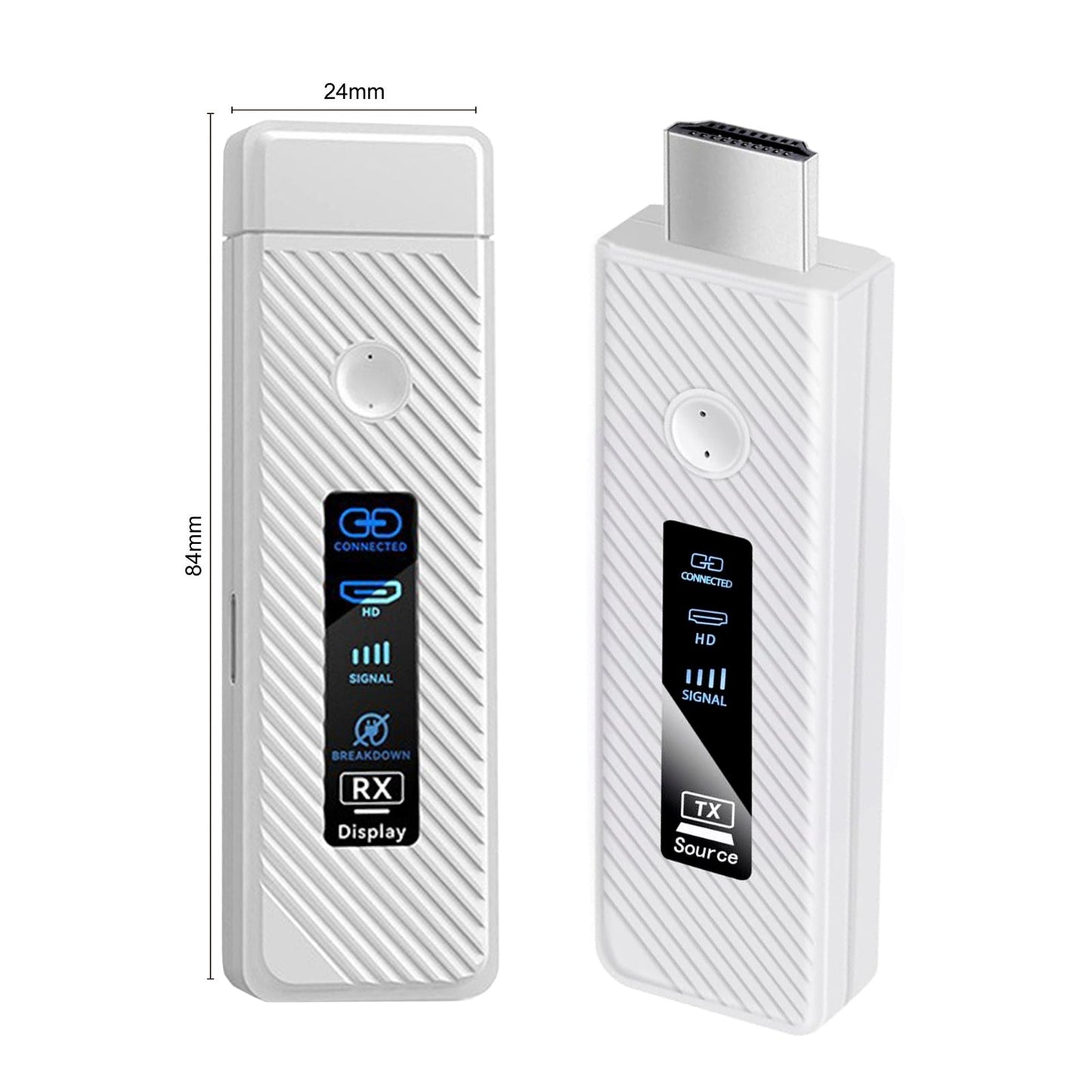 Proiettore wireless HDMI con schermo singolo HD 1080P 50M Trasmettitore e ricevitore video