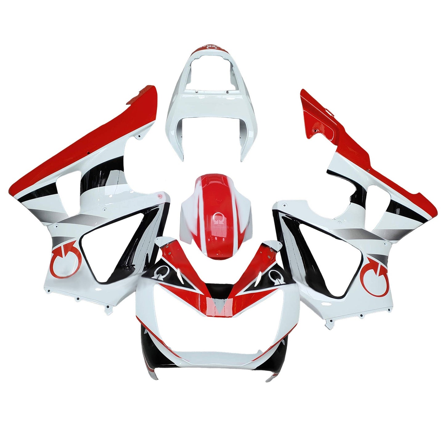 Kit carenatura iniezione plastica ABS per Honda CBR929RR 2000-2001