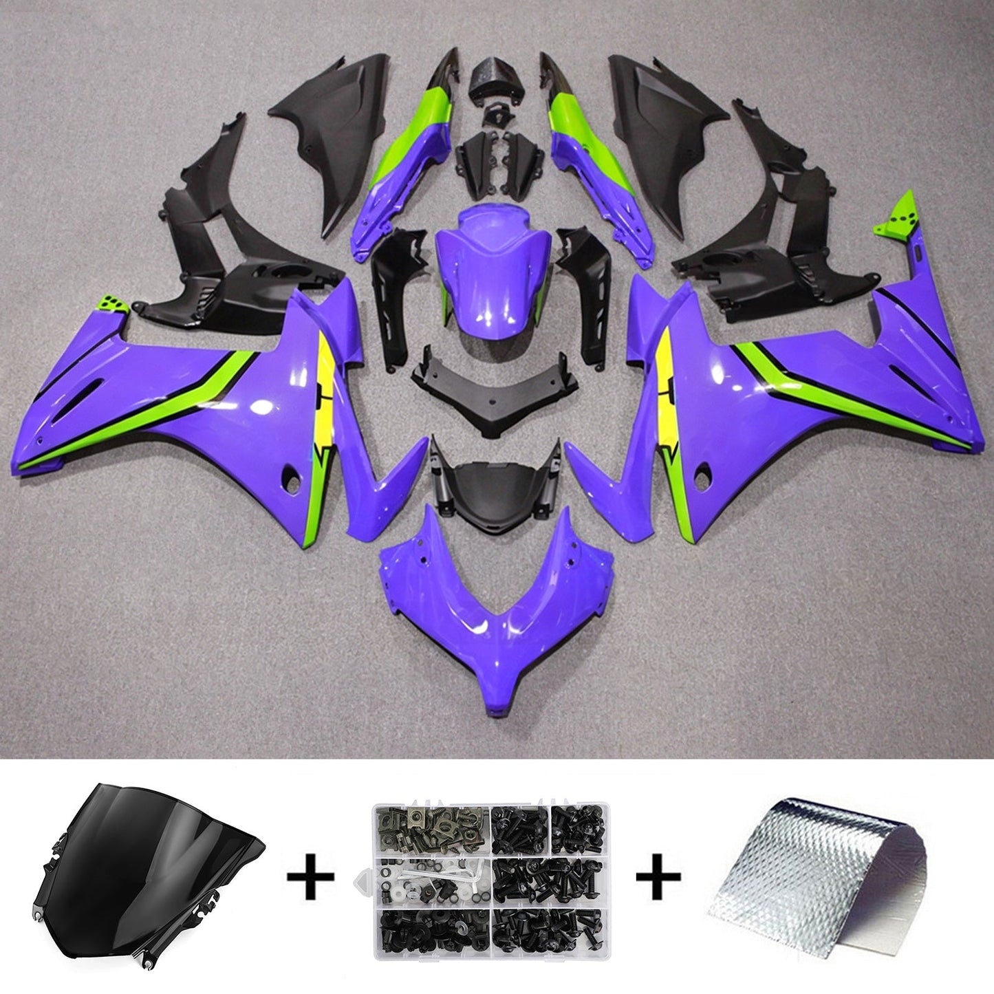Kit di carene in plastica ABS stampate a iniezione per Honda CBR500R 2013-2015