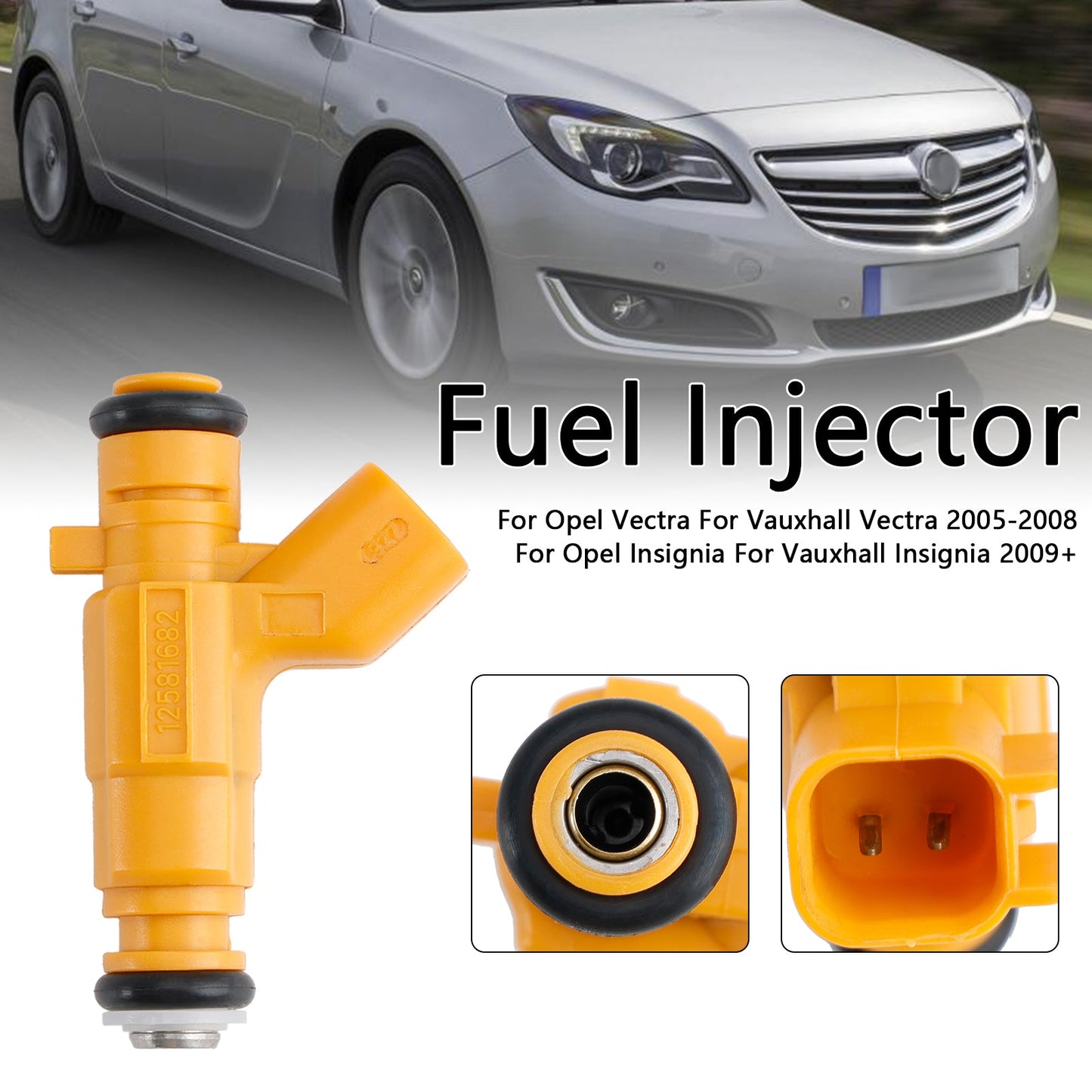1 pz Iniettore carburante 0280156129 Adatto per Vauxhall Vectra Adatto per Saab 9-3 2.8L 12581682