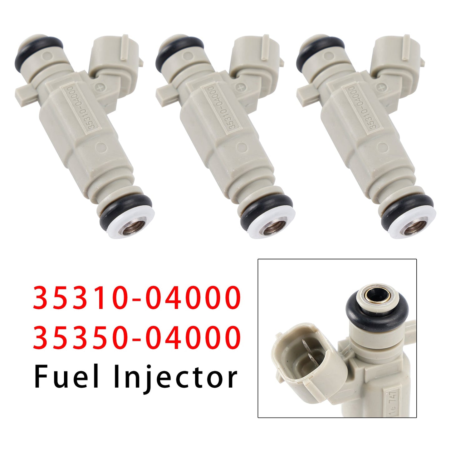 Iniettore di carburante 3 pezzi per Hyundai Kia 1.0 1.2 2011-2020 35310-04000 35350-04000