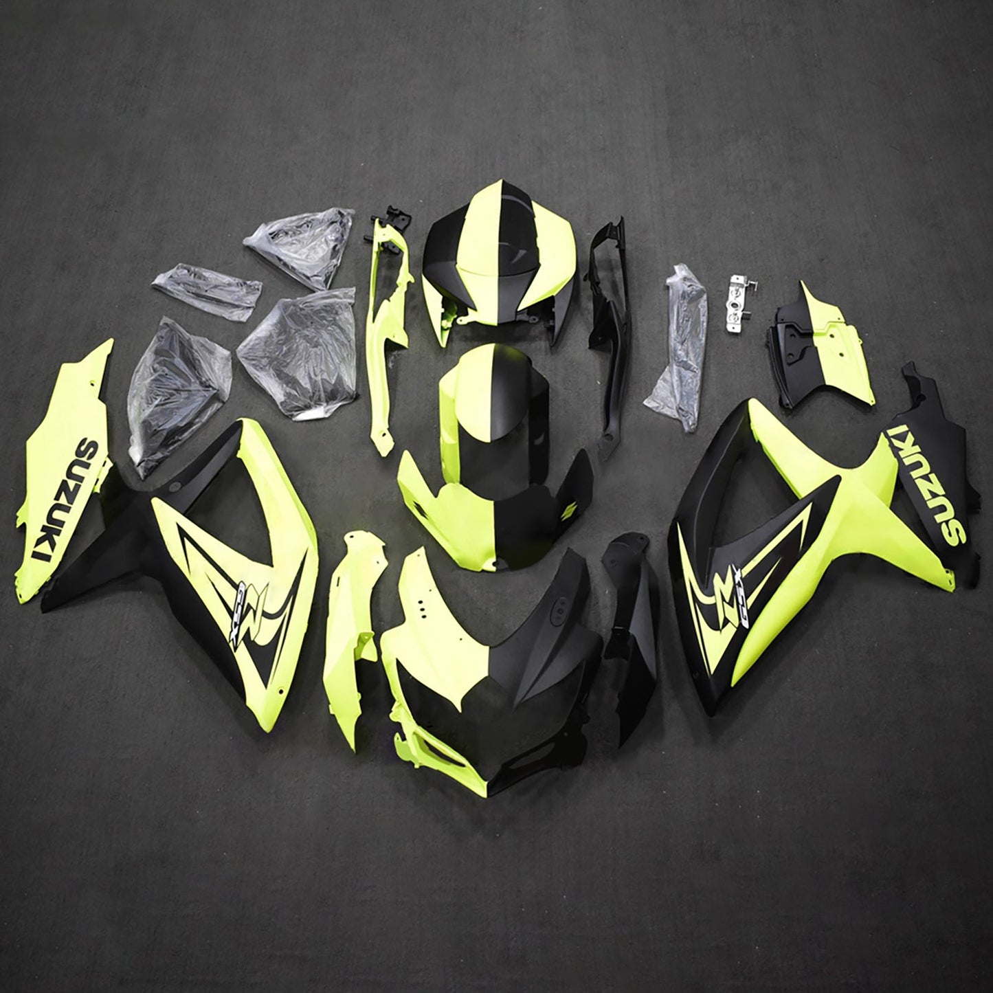 Kit carenatura iniezione plastica ABS per Suzuki GSXR 600/750 2008-2010 K8