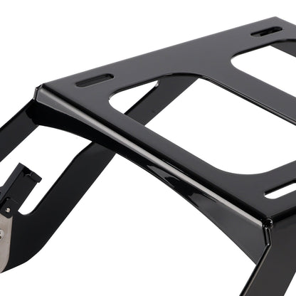 Portapacchi nero Two Up per montaggio su baule per Softail Low Rider / Sport Glide 18-25