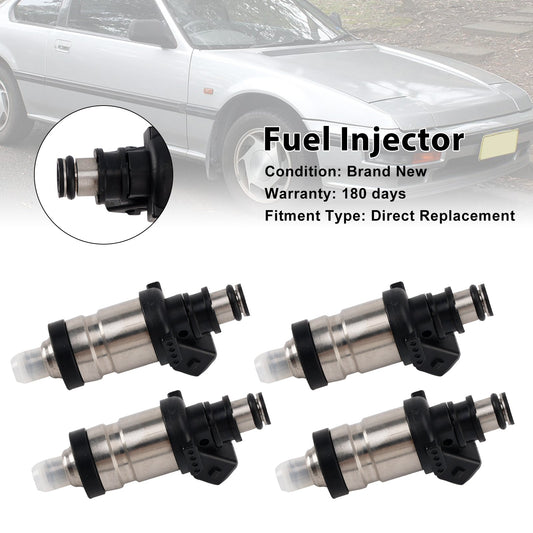 Iniettore di carburante 4 pezzi 06164-P0A-000 adatto per Honda Accord Prelude Civic 1990-1997