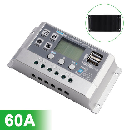 Regolatore solare PWM 10A-60A APP mobile Regolatore solare di controllo intelligente