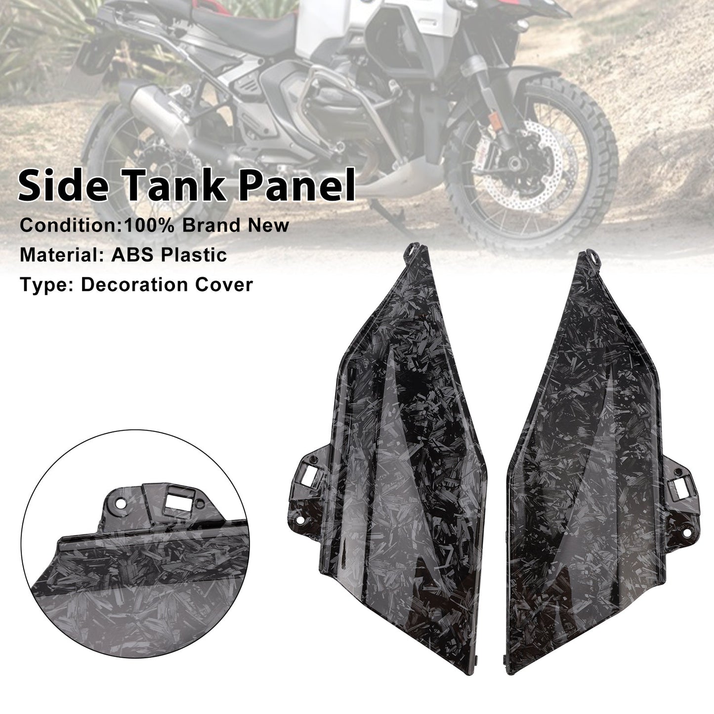 Carenatura del pannello centrale del serbatoio laterale BMW R1300GS 2024-2025