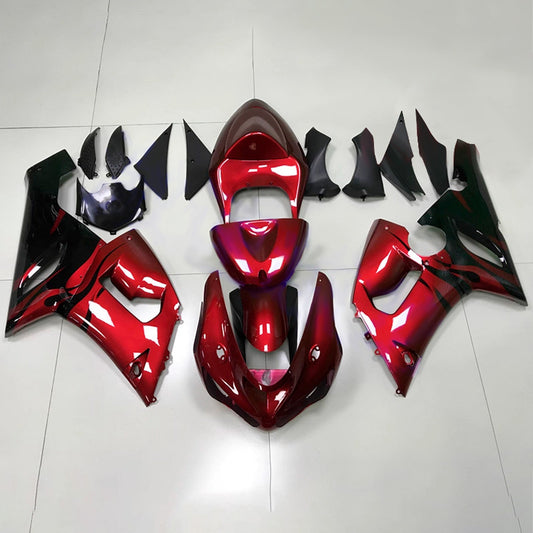 Kit carenatura iniezione in plastica ABS adatto per Kawasaki ZX6R 636 2005-2006