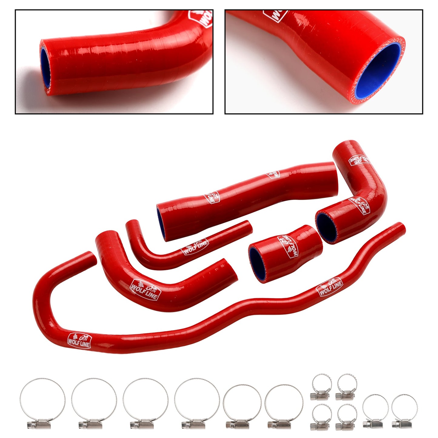 Kit tubo flessibile refrigerante radiatore in silicone BMW S1000XR 2021-2024