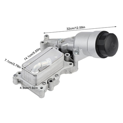 Alloggiamento filtro radiatore olio motore + radiatore per Mercedes Sprinter Vito OM651