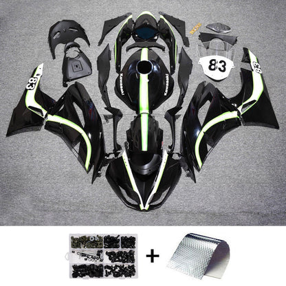 Kit carenatura iniezione in plastica ABS adatto per Kawasaki ZX6R 636 2009-2012