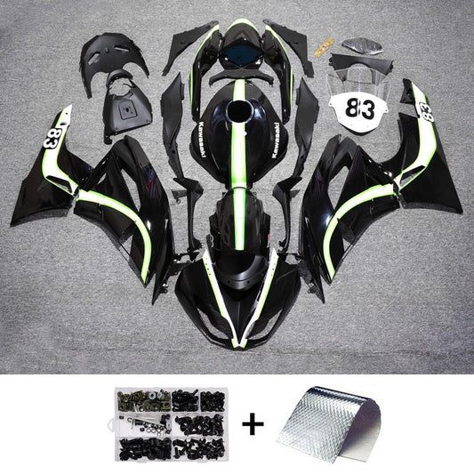 Kit carenatura iniezione in plastica ABS adatto per Kawasaki ZX6R 636 2009-2012