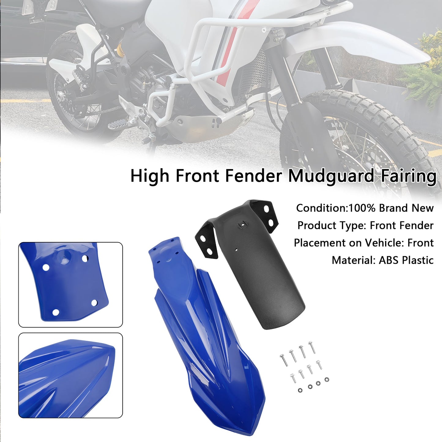 Parafango anteriore alto per Yamaha Tenere 700 2019-2026