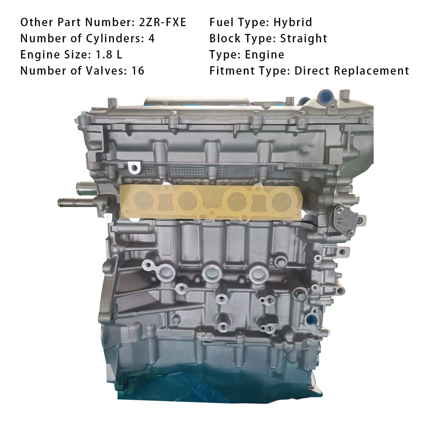 Nuovo motore 2ZRFXE per Toyota Prius 4a generazione 1.8L ibrido 4 cilindri 16-2022