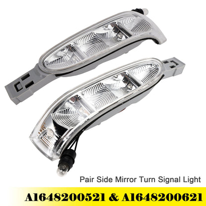 Coppia di indicatori di direzione specchietti laterali Mercedes ML W164 pre-Facelift, GL X164 pre-Facelift 2005-2008 A1648200521